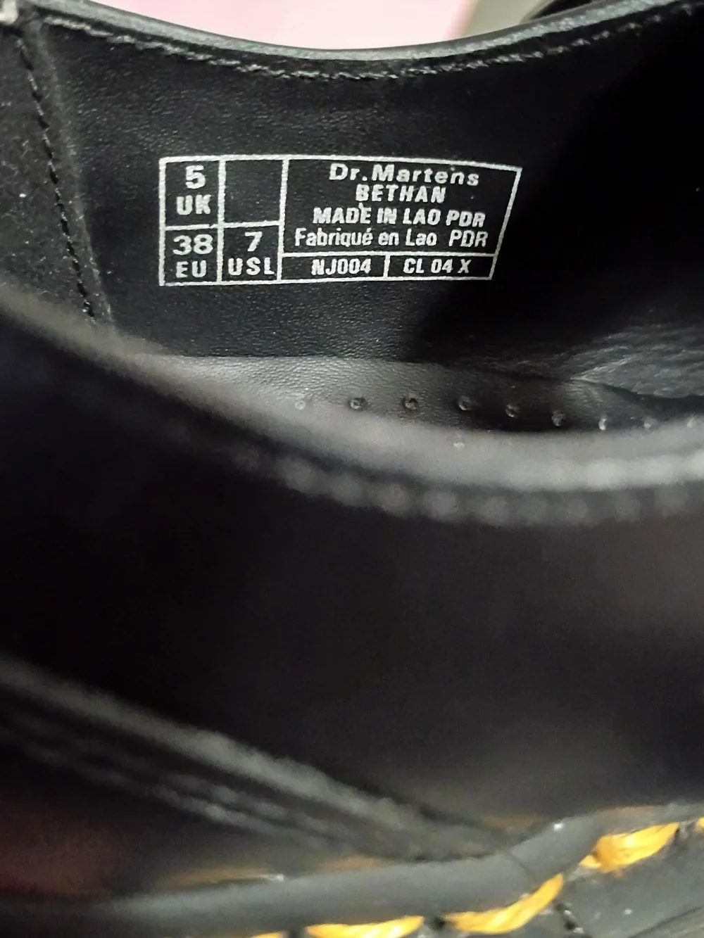 Dr. Martens Bethan Platform Black Leather Mary Janes